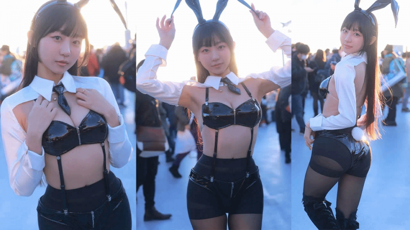 Eunji Rabbit 亮相 Winter Comiket！兔女郎尤娜 Cosplayㅣ [C105] 首次参与