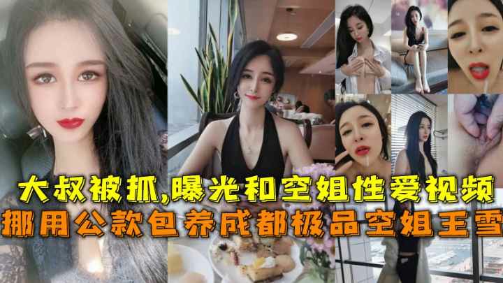 挪用公款包养成都极品空姐王雪大叔被抓,曝光和空姐性爱视频
