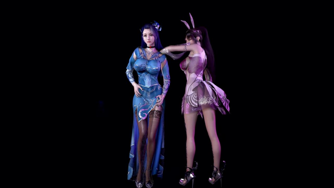 蓝粉妖姬~国漫